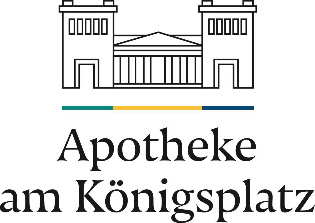 Apotheke am Königsplatz — Logo mit Propyläen-Illustration
